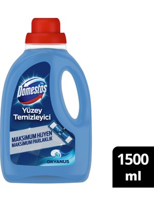 Domestos Yüzey Temizleyici Okyanus Maksimum Hijyen Tüm Yüzeyler için Yüzey Temizleyici 1500 ML