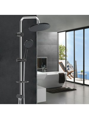 Baymera Grando Black Tepe Duş Seti VLTM-2209