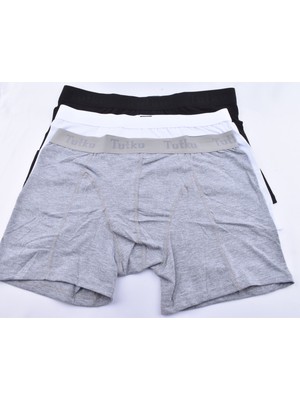 Tutku 2023-44 Tutku 3 Lü Penye Boxer Set/karışık Renk/m