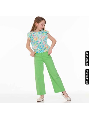 Nk Kids Kız Fresh Pantolon 8-14 Yaş 53703 KPNT09057 Yeşil