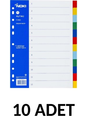 Noki 10 Adet 2x6 Renk Ayraç Seperator