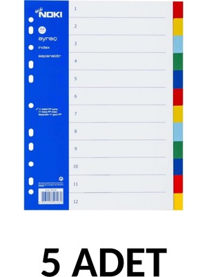 Noki 5 Adet 2x6 Renk Ayraç Seperator