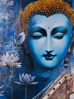 Pix Art Sanat Buda Tablo Pixart Sanat Elmas Mozaik Tablo Diamond Türkiye 46 x 64 cm