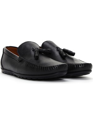Derimod Erkek Deri Püsküllü Casual Loafer
