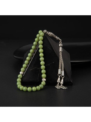 Osmanlı Doğal Taş Yeşim Doğal Taş Tesbih 33LÜK - 6mm