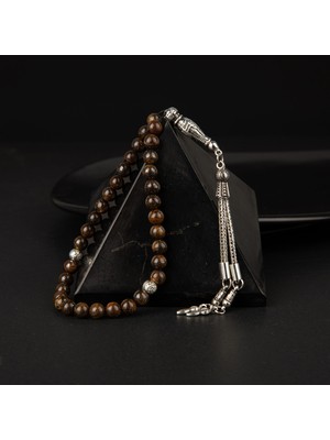 Osmanlı Doğal Taş Bronzit Doğal Taş Tesbih 33LÜK - 6mm