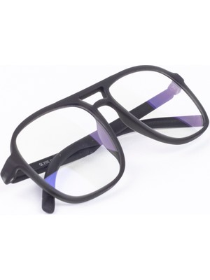 By Donetto Mat Füme Unisex Mavi Işık Korumalı Bilgisayar Ekran Gözlüğü