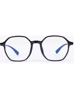 By Donetto Parlak Siyah Unisex Mavi Işık Korumalı Bilgisayar Ekran Gözlüğü