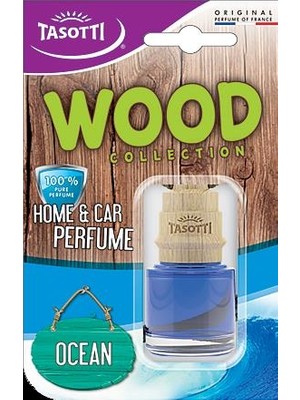 Tasotti Wood (Ocean) Deniz Esintisi Esanslı Ayna Altı Asma Koku 7ml.