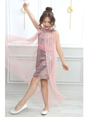 Asortik Kids Kız Çocuk Abiye Gece Elbisesi Mezuniyet Kıyafeti