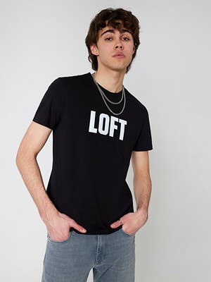 Loft LF2031896 Loft Erkek T-Shirt White