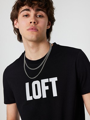 Loft LF2031896 Loft Erkek T-Shirt White