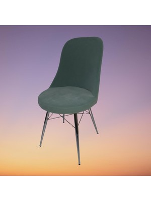 Sandalye ST GONCA model Metal Nikelaj destekli Ayak Babyface kumaş Dökme Sünger