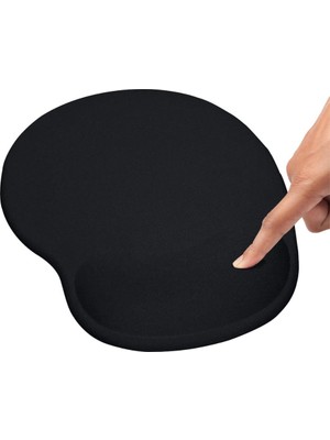 Black Deer Siyah Bilek Destekli Mouse Pad Flexible Ergonomik Kaymaz Taban Mouse Pad