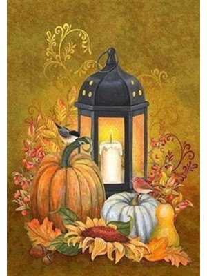 Mum ve Bitkiler Pixart Sanat Elmas Mozaik Tablo Diamond Türkiye 30*43