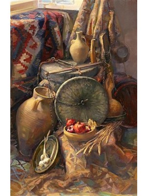 Mutfak Köşesi Pixart Sanat Elmas Mozaik Tablo Diamond Türkiye 41*64