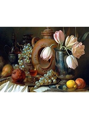 Görkemli Masa Pixart Sanat Elmas Mozaik Tablo Diamond Türkiye 69*51