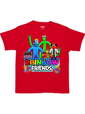 TakeTshirt Rainbow Friends Çocuk Tişört Unisex