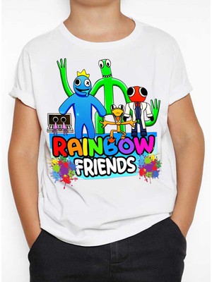 TakeTshirt Rainbow Friends Çocuk Tişört Unisex