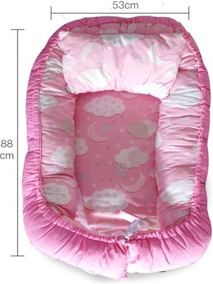 Revubaby Üx Tasarım Ortopedik Jaju-Babynest Bebek Yatağı Anne Yanı Bebek Yatağı