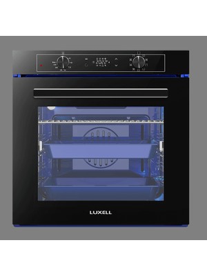 Luxell A68-SGF3 9+1 Pro 2 Düğme Fırın Siyah