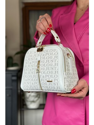 Just Polo  El Omuz Askılı 2 Bölmeli Kadın Çantası 2057-GB