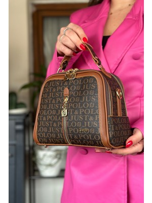Just Polo  El Omuz Askılı 2 Bölmeli Kadın Çantası 2057-GB