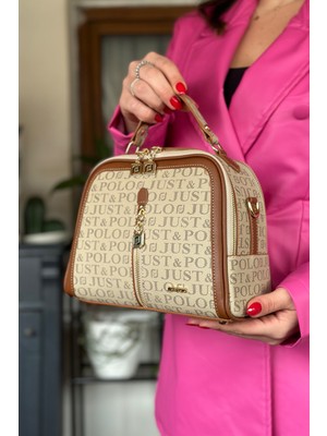 Just Polo  El Omuz Askılı 2 Bölmeli Kadın Çantası 2057-GB