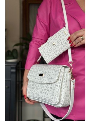 Just Polo  uzun Askılı 5 Bölmeli Özel Seri Kadın Çapraz Postacı Omuz Çantası 2184-GB