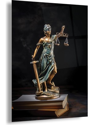 Emya Home Adalet Terazisi Cam Tablo