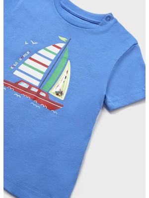 Mayoral Erkek Bebek Kısa Kol T-Shirt Lacivert 1022