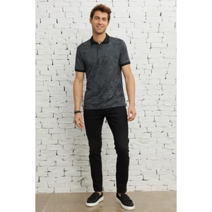 ALTINYILDIZ CLASSICS Slim Fit Dar Kesim Polo Yaka Jakarlı Tişört