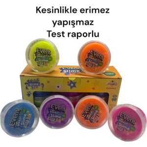 Slime Kaliteli 6 Adet Test Raporlu