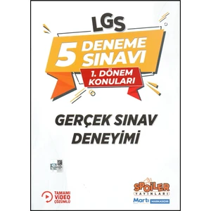 Spoiler Yayınları LGS 1. Dönem 5'li Deneme 2023 Basımı