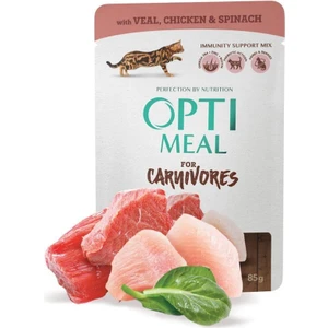 Carnivores Fileto Dana Etli Tavuklu ve Ispanaklı Yetişkin Kedi Konservesi 85 gr
