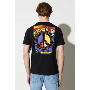 Wrangler Regular Fit Normal Kesim %100 Pamuk Bisiklet Yaka Siyah Tişört