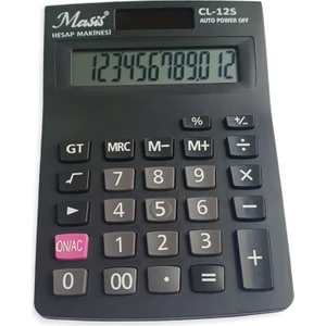 CL-12S Hesap Makinesi 12 Haneli