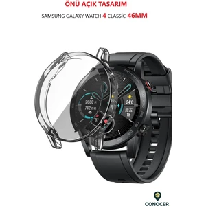 Samsung Galaxy Watch 4 Classic 46MM Yumuşak Önü Açık Kasa Koruyucu