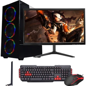 DG241 E5-2650V2 64GB Ram 500 GB M2 SSD 21.5" 4 GB Ekran Kartlı Render Pc