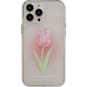 Tulip Swoosh iphone 11 Kılıfı Için Şeffaf Telefon Kılıfı (Yurt Dışından)