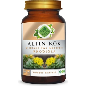 Gökçek Şifa Altın Kök (Rhodiola) Toz Ekstresi 100 gr. Cam Kavanoz