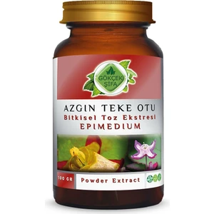 Gökçek Şifa Azgın Teke Otu Toz Ekstresi 100 Gr. Cam