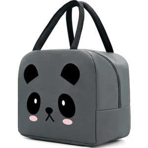 Büyük Kapasiteli Su Geçirmez Öğle Yemeği Çantası - Gri (Yurt Dışından)