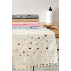 Yoncagül Ponponlu 6lı Mutfak Havlusu 30x50 - Asorti
