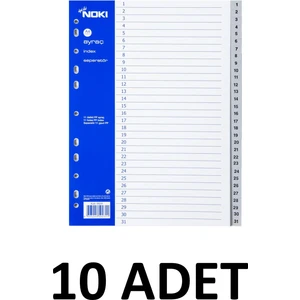 10 Adet 1-31 Rakamlar Ayraç Seperator