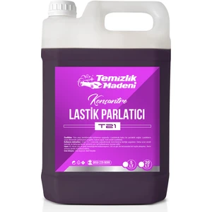 Temizlik Madeni Konsantre Lastik Parlatıcı T21 - 5 Lt