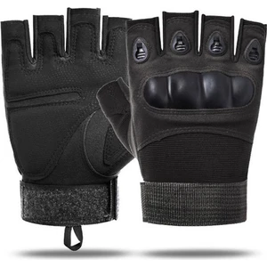 511 Model Taktik Combat Motosiklet Bisiklet Outdoor Sport Korumalı Yarım Parmaksız Eldiven