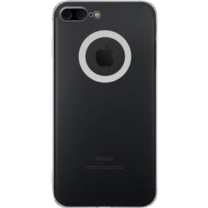Case World Caseworld Apple iPhone 7 Plus ile Uyumlu Kapak Lens Koruması Kapalı Logo Kısmı Açık Şeffaf Silikon Kılıf
