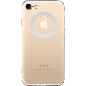 Caseworld Apple iPhone 7 ile Uyumlu Kapak Lens Koruması Kapalı Logo Kısmı Açık Şeffaf Silikon Kılıf