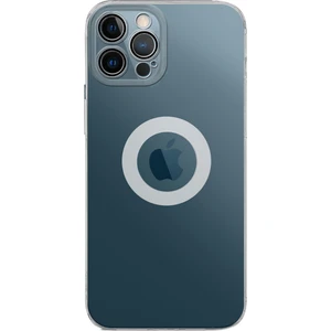 Case World Caseworld Apple iPhone 12 Pro ile Uyumlu Kapak Lens Koruması Kapalı Logo Kısmı Açık Şeffaf Silikon Kılıf